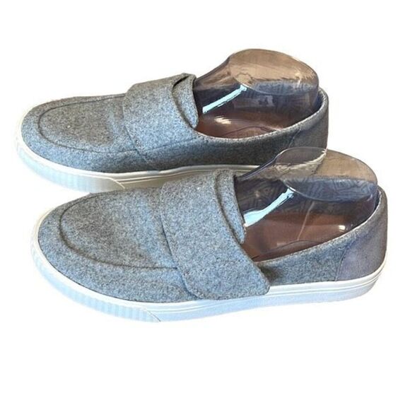 TOMS Altair Slip-On Loafers Women’s Size 8.5 Felt Suede Gray. EUC - Picture 3 of 8